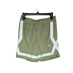 Nike Dri-Fit Fly Shorts XL Green Mint Trim Athletic Running Training Polyester